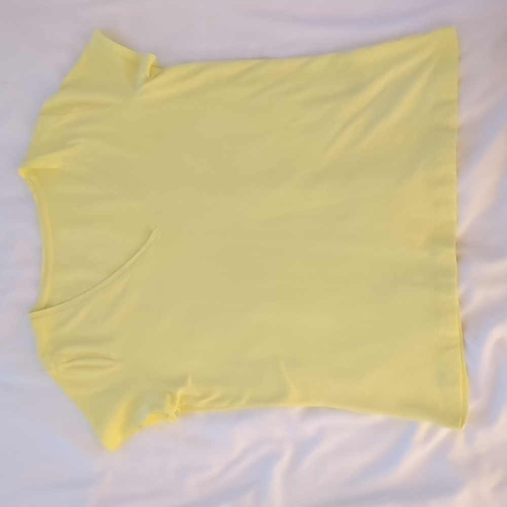 Banana Republic yellow short sleeve shirt medium